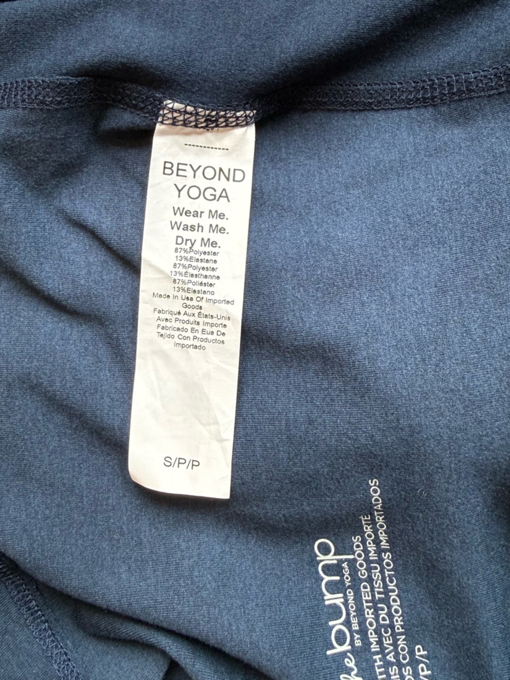 Beyond Yoga Spacedye Love the Bump Midi Maternity Legging in Nocturnal Navy - Picture 9 of 16